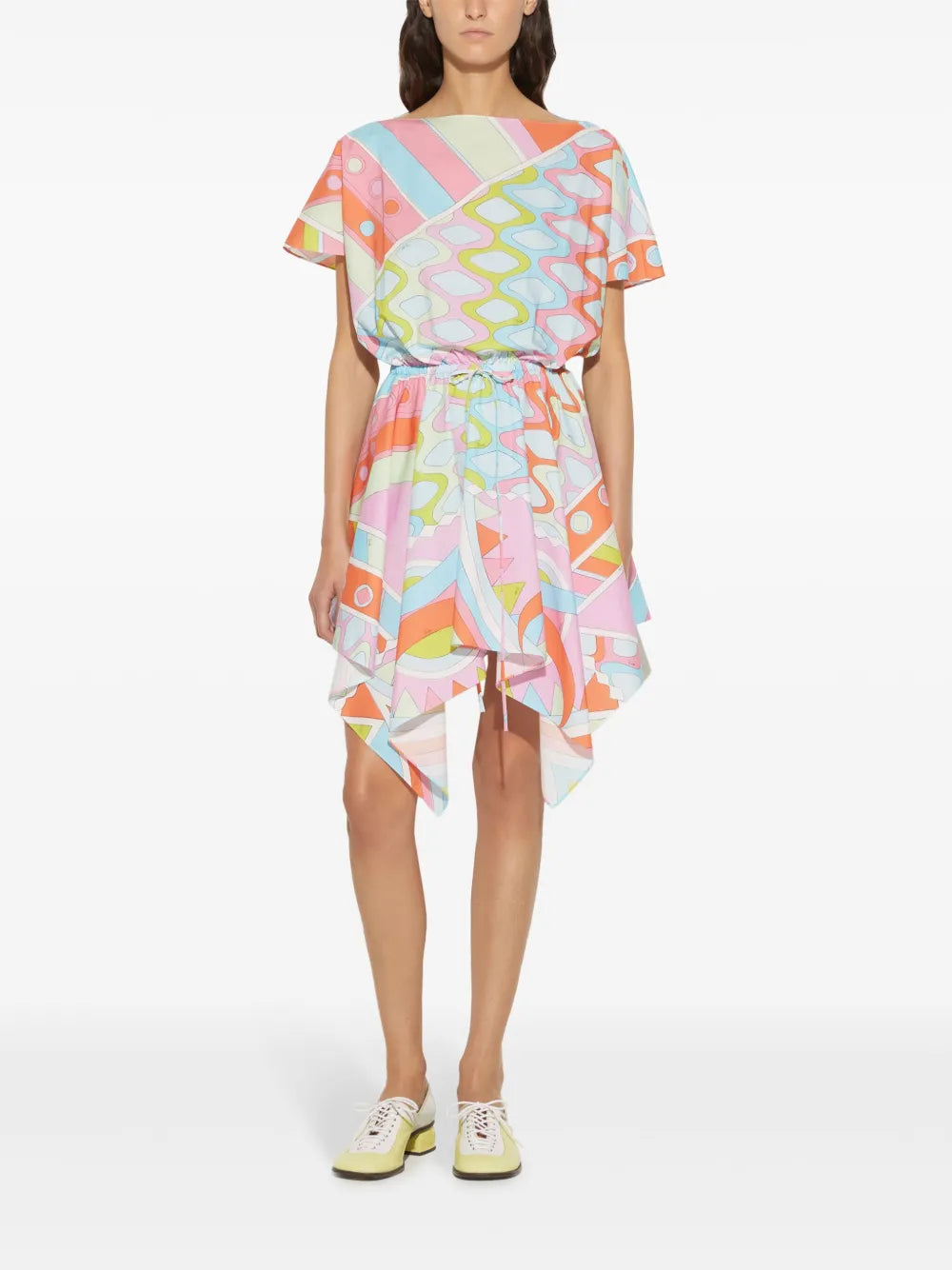 Vivara-Print Cotton Minidress