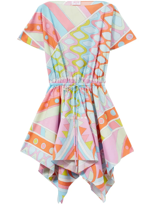 Vivara-Print Cotton Minidress