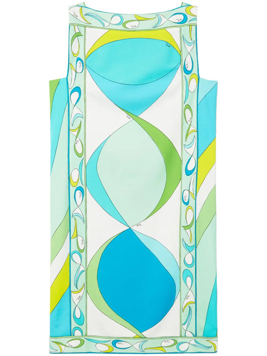 Pesci-Print Mini Dress
