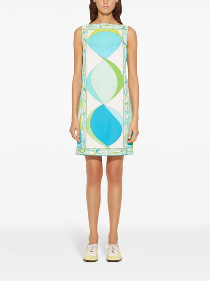 Pesci-Print Mini Dress