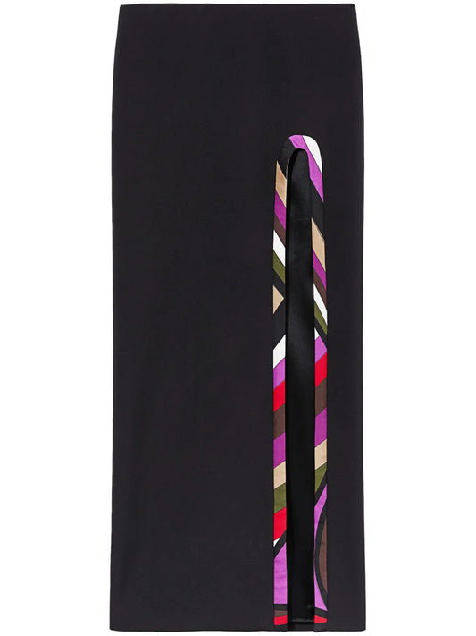 Iride-Trim Maxi Skirt