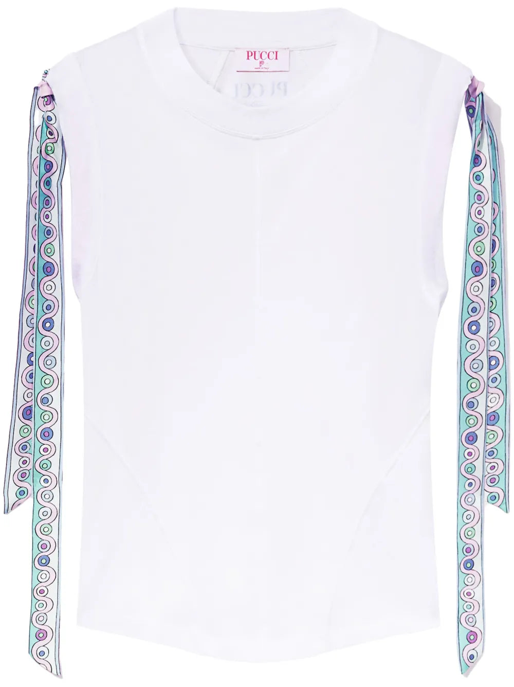 Iride-Print Cotton T-Shirt