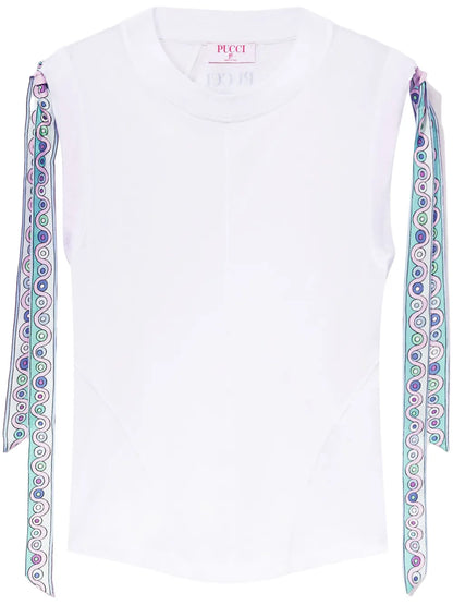 Iride-Print Cotton T-Shirt