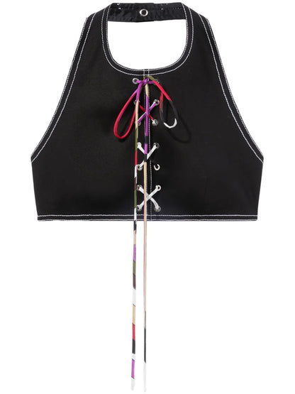 Lace-Up Top