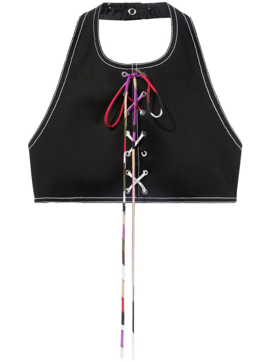 Lace-Up Top