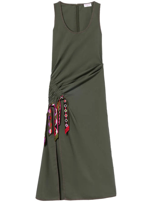 Vivara-Trim Draped Dress