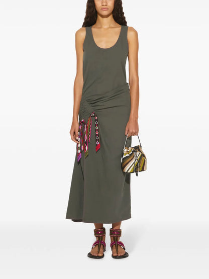 Vivara-Trim Draped Dress