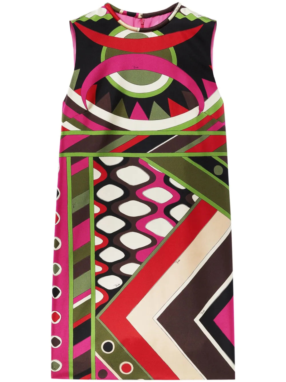 Vivara-Print Silk Minidress