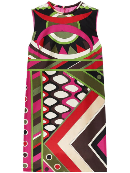 Vivara-Print Silk Minidress