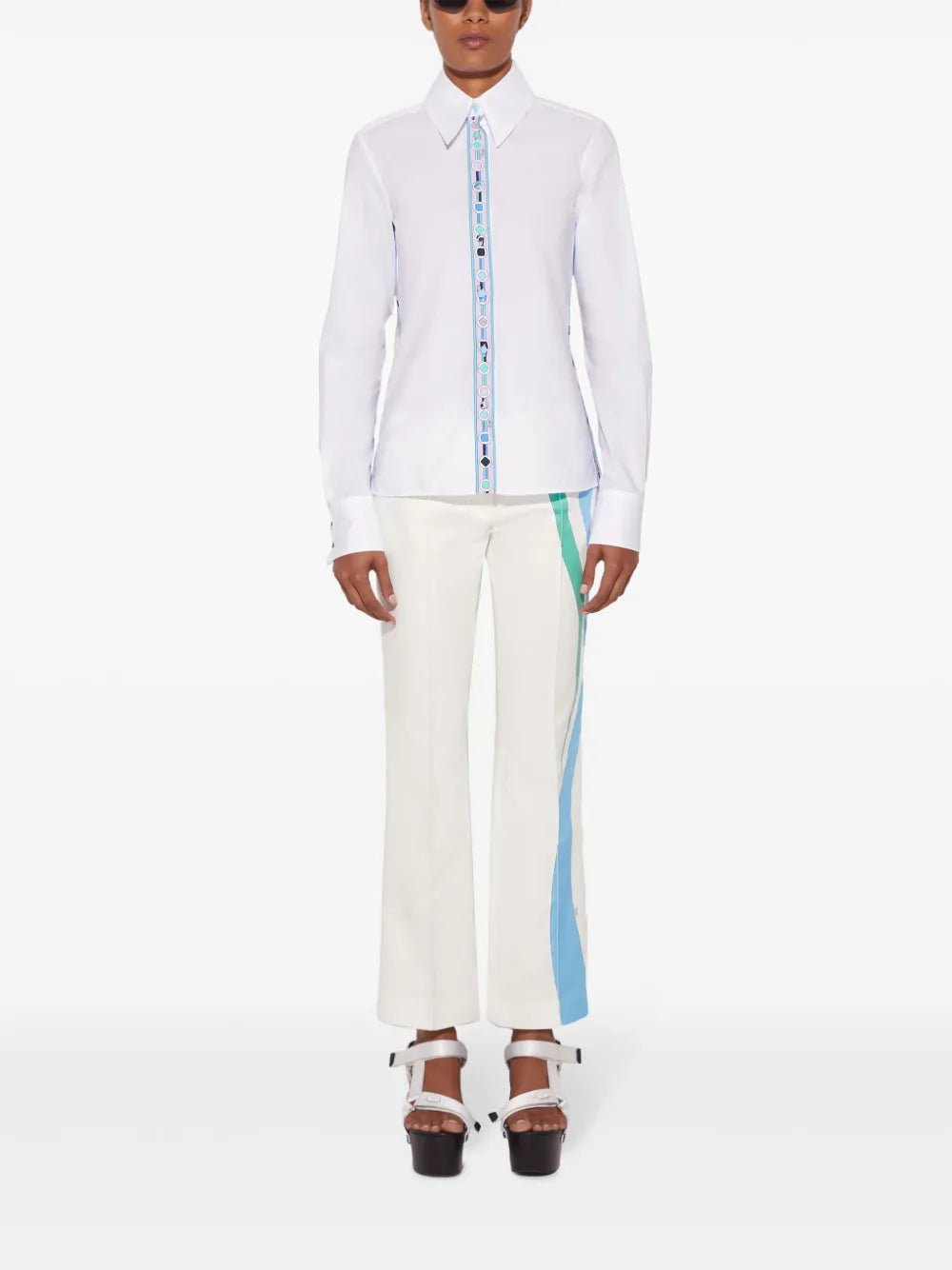 Vivara-Print Cotton Shirt