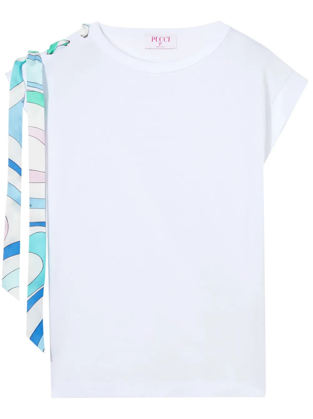 Marmo-Print Cotton T-Shirt
