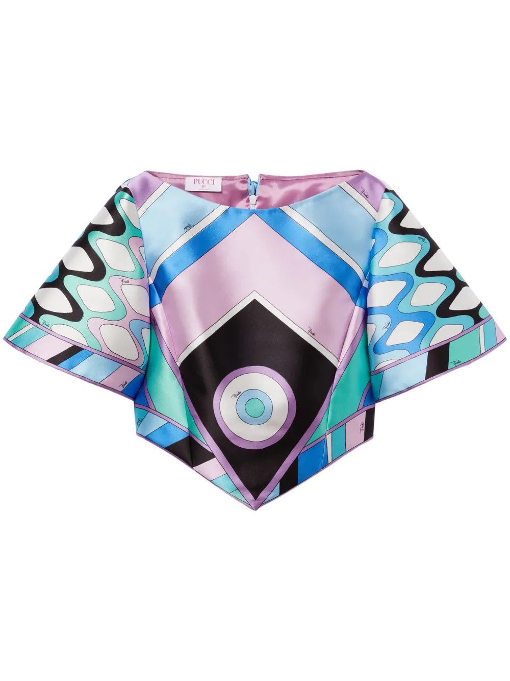 Vivara-Print Satin Top