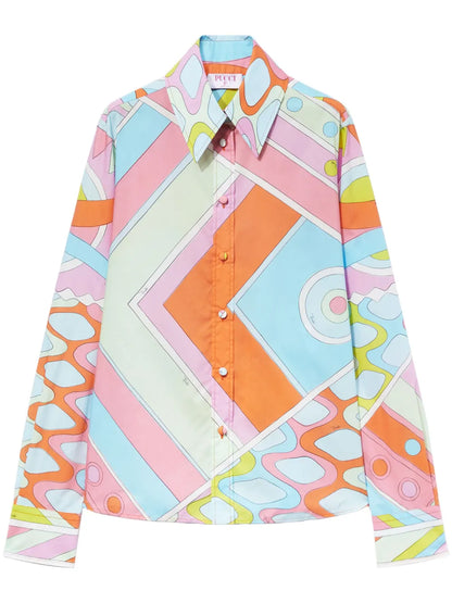 Vivara-Print Cotton Shirt