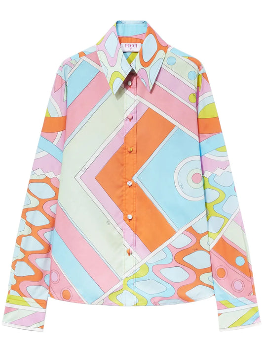 Vivara-Print Cotton Shirt
