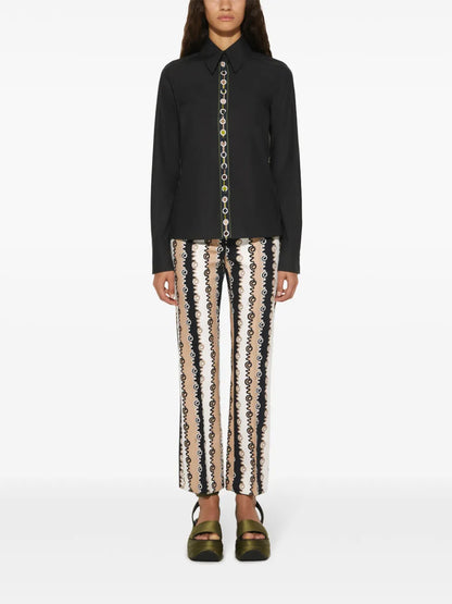 Vivara-Print Cotton Shirt