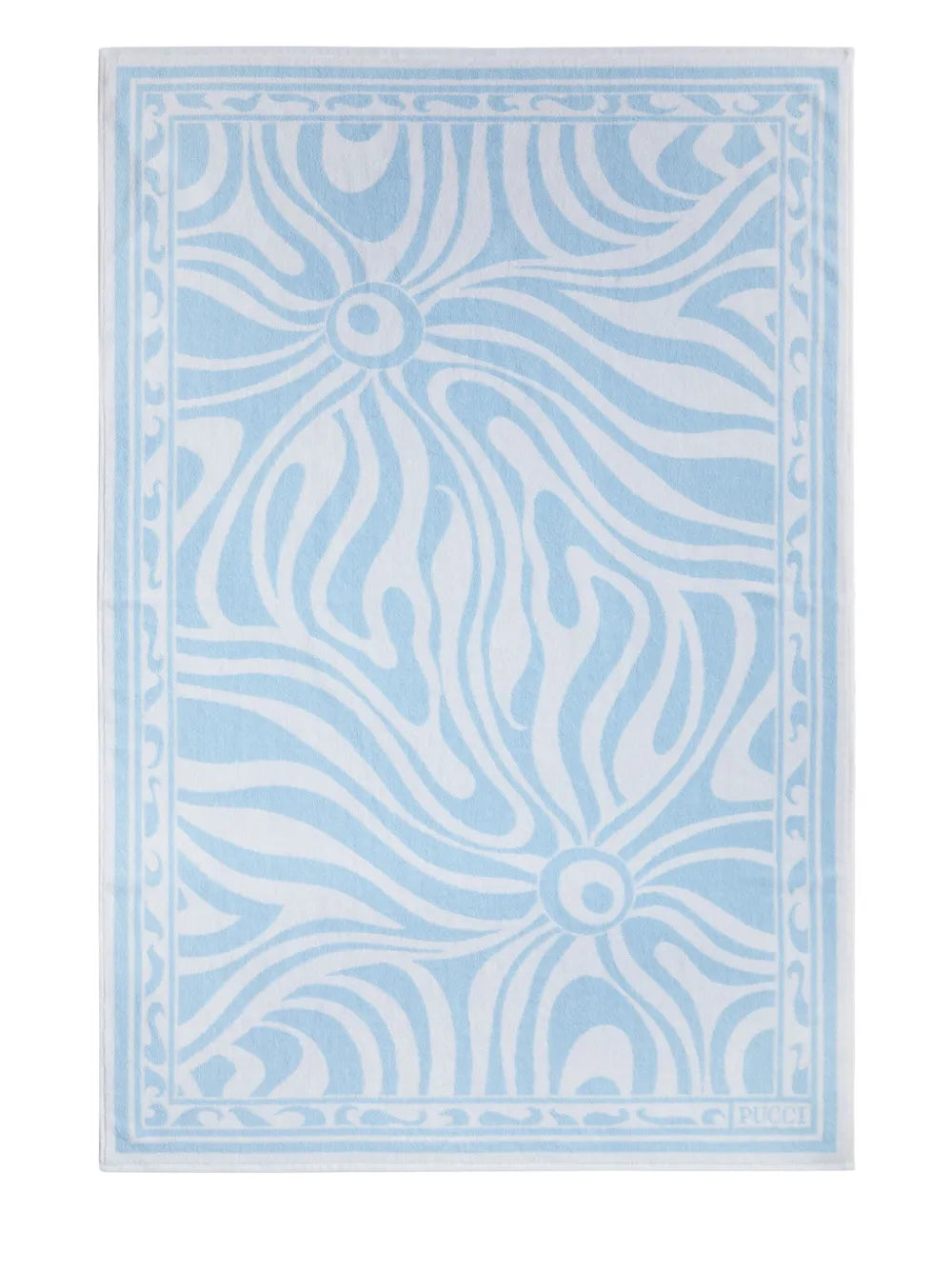 Marmo-Jacquard Cotton Towel