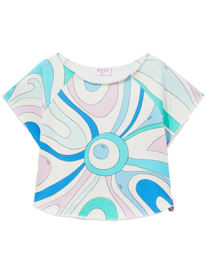 Marmo-Print Cotton T-Shirt
