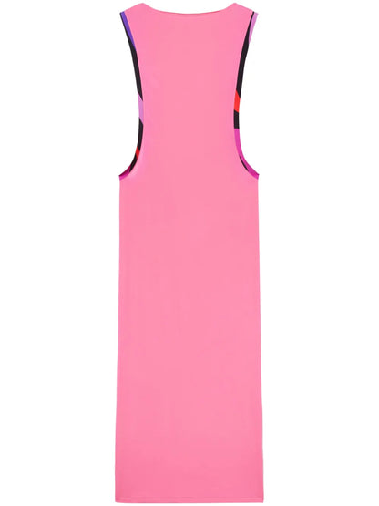 Marmo-Print Maxi Dress