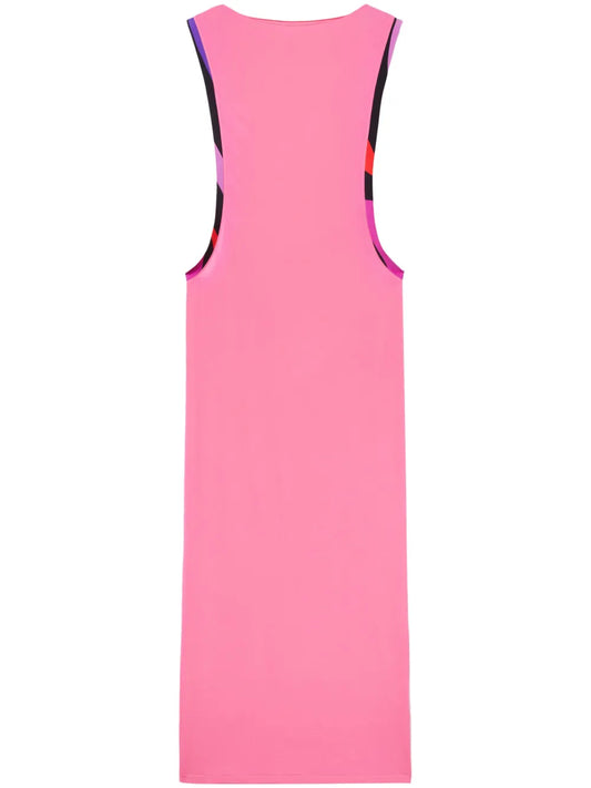 Marmo-Print Maxi Dress