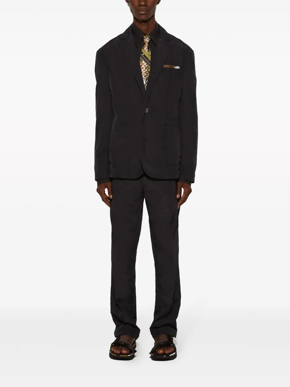 Single-Breasted Tailored Blazer