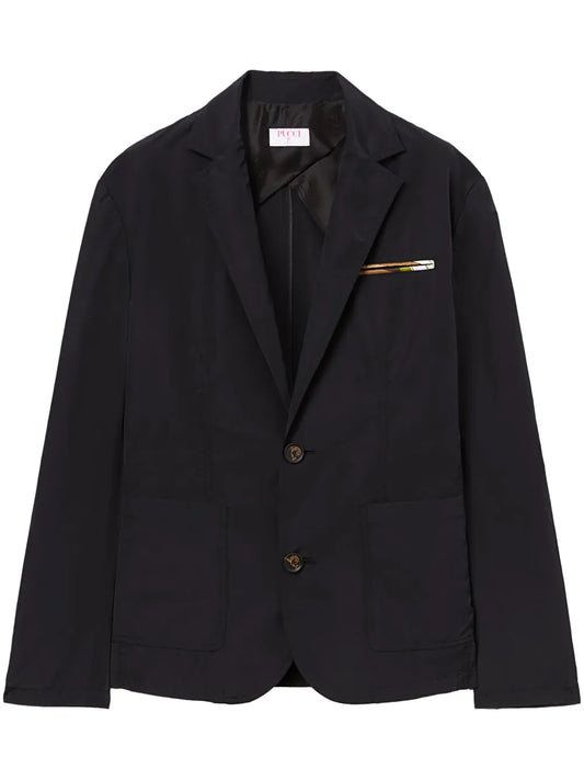 Single-Breasted Tailored Blazer