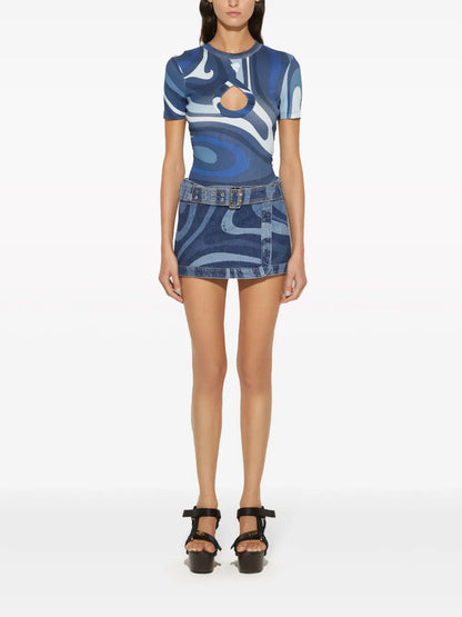 Marmo-Print T-Shirt