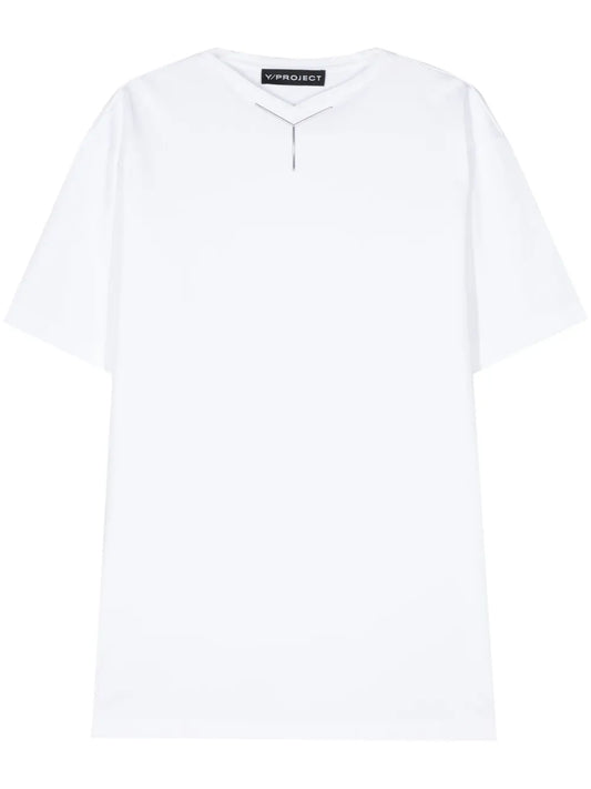 Logo-Appliqué Cotto T-Shirt