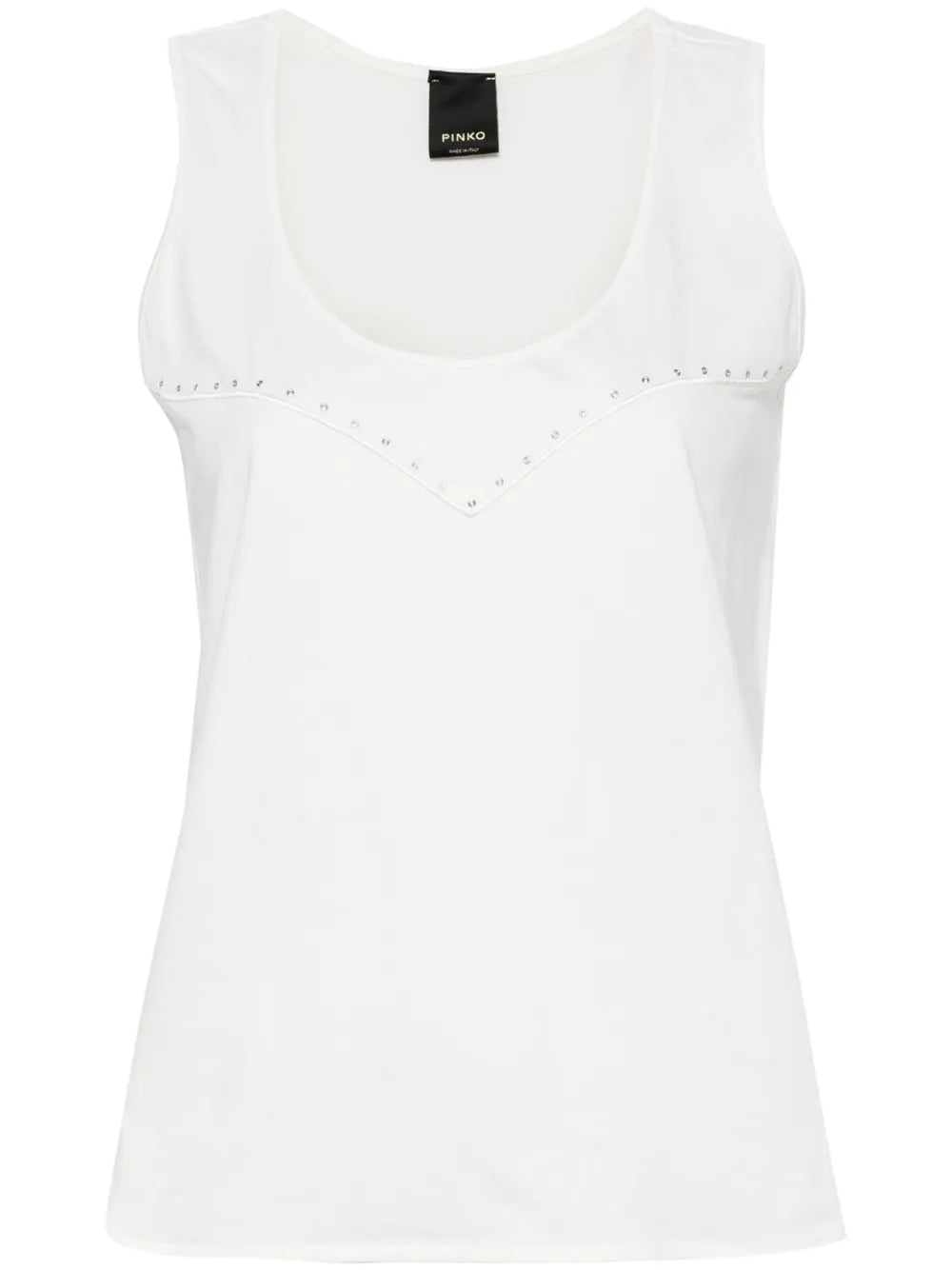 Eyelet-Detail Cotton T-Shirt