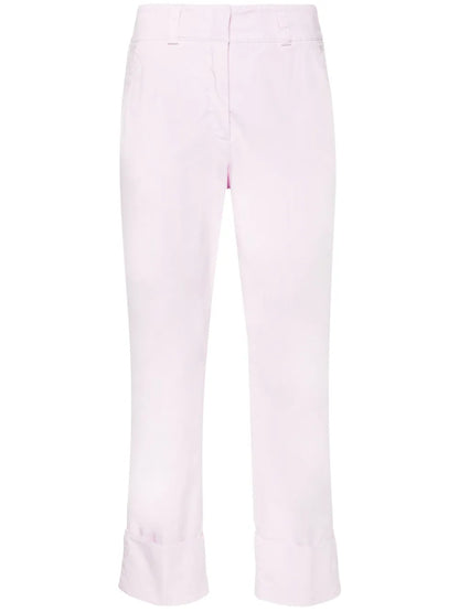 Cuffed Cropped Trousers