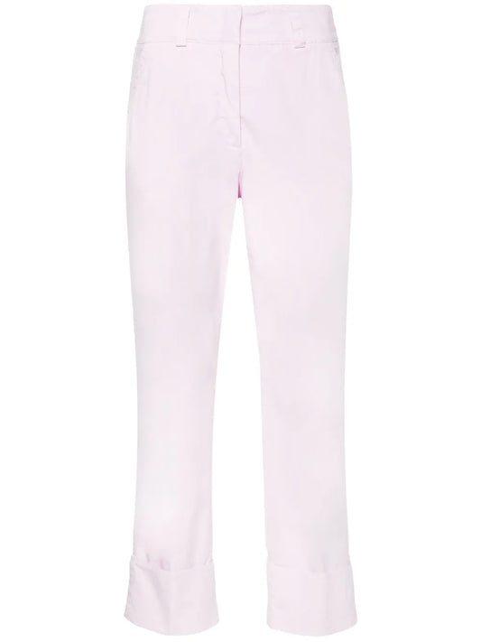 Cuffed Cropped Trousers