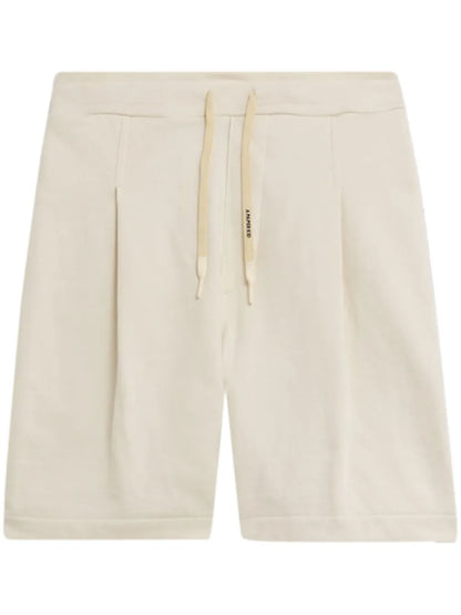 Logo-Patch Cotton Track Shorts