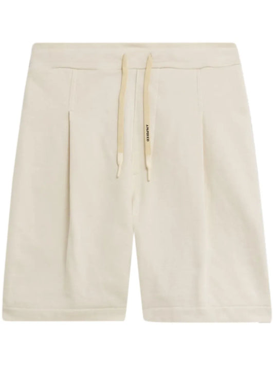 Logo-Patch Cotton Track Shorts