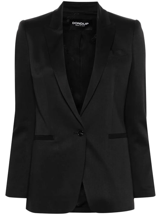 Twill Cotton-Blend Blazer