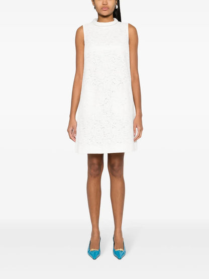 Corded-Lace Mini Dress