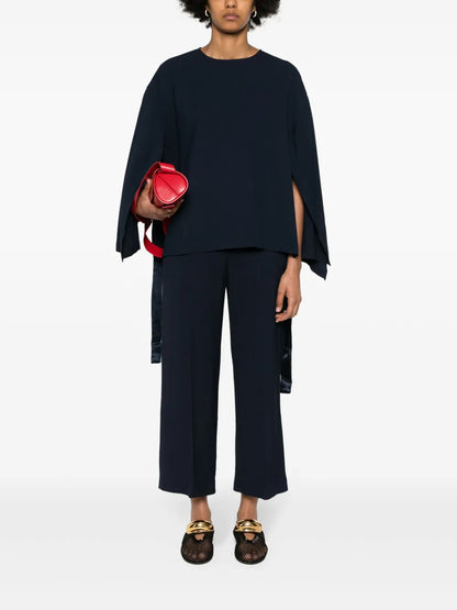 Side-Slit Cady Blouse