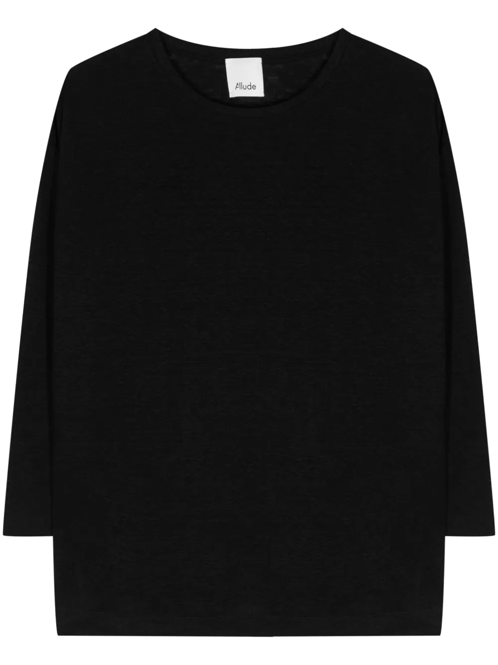 Drop-Shoulder Linen Jumper