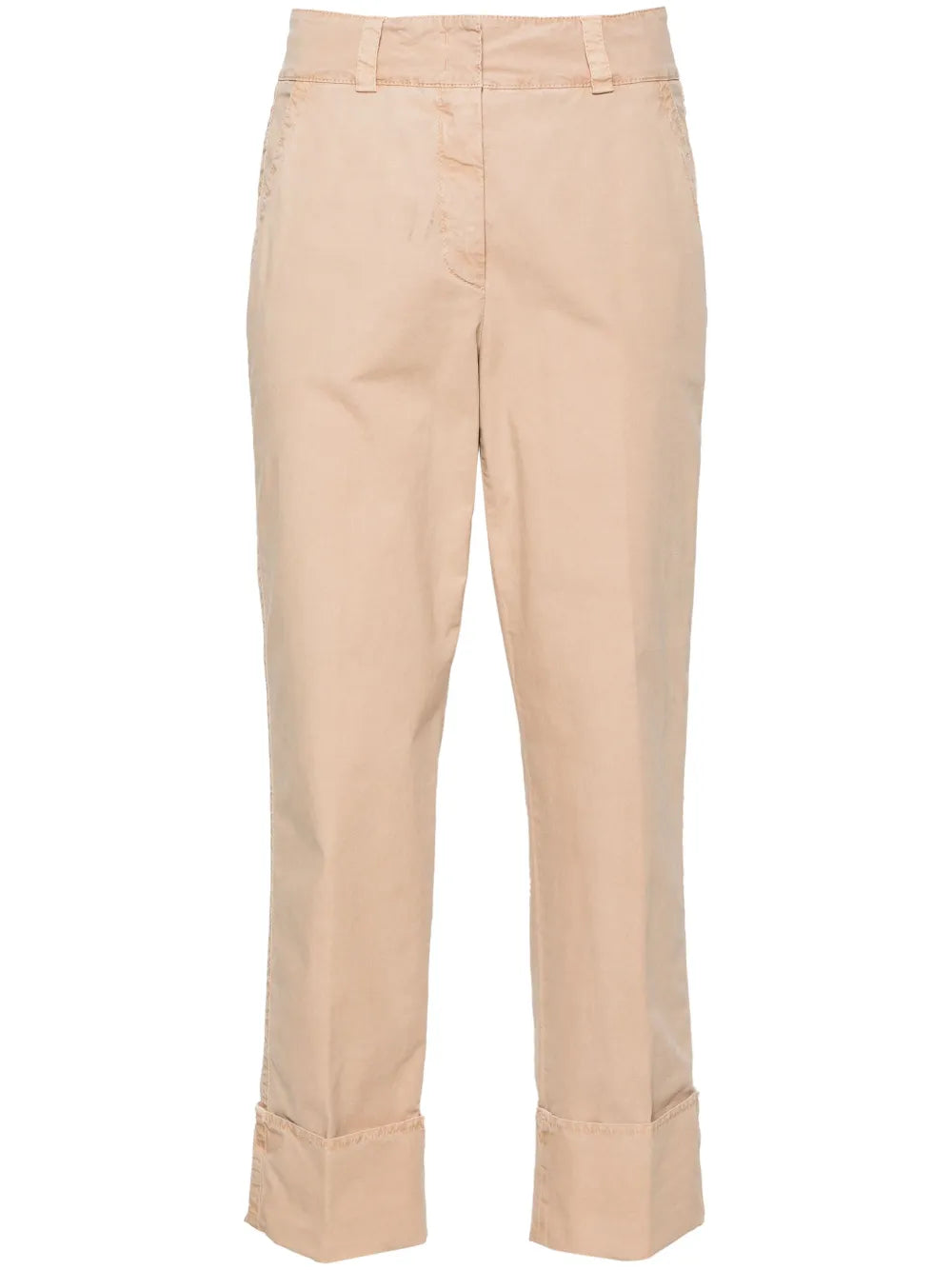 Cuffed Cropped Trousers
