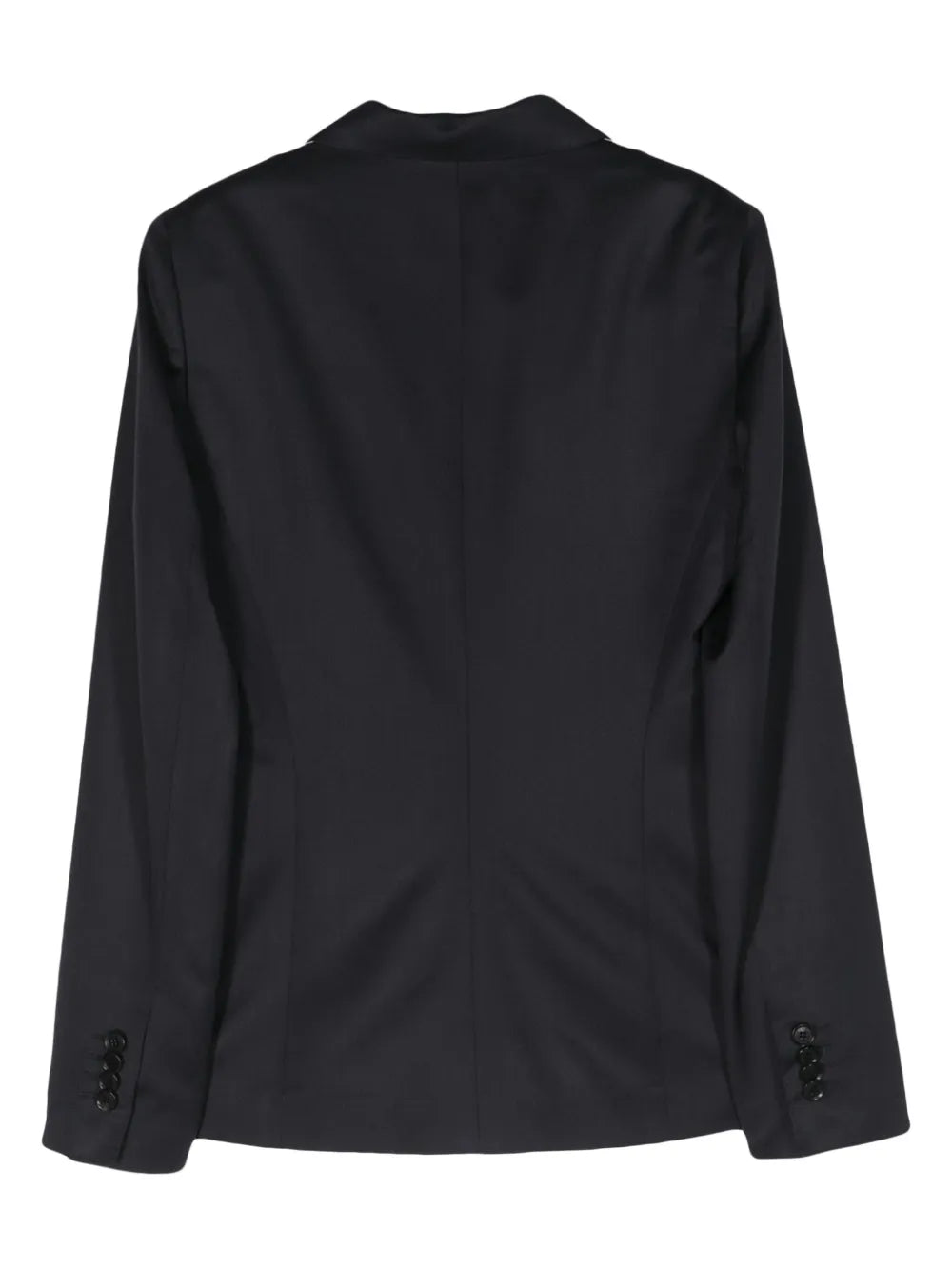 Peak-Lapels Single-Breasted Blazer