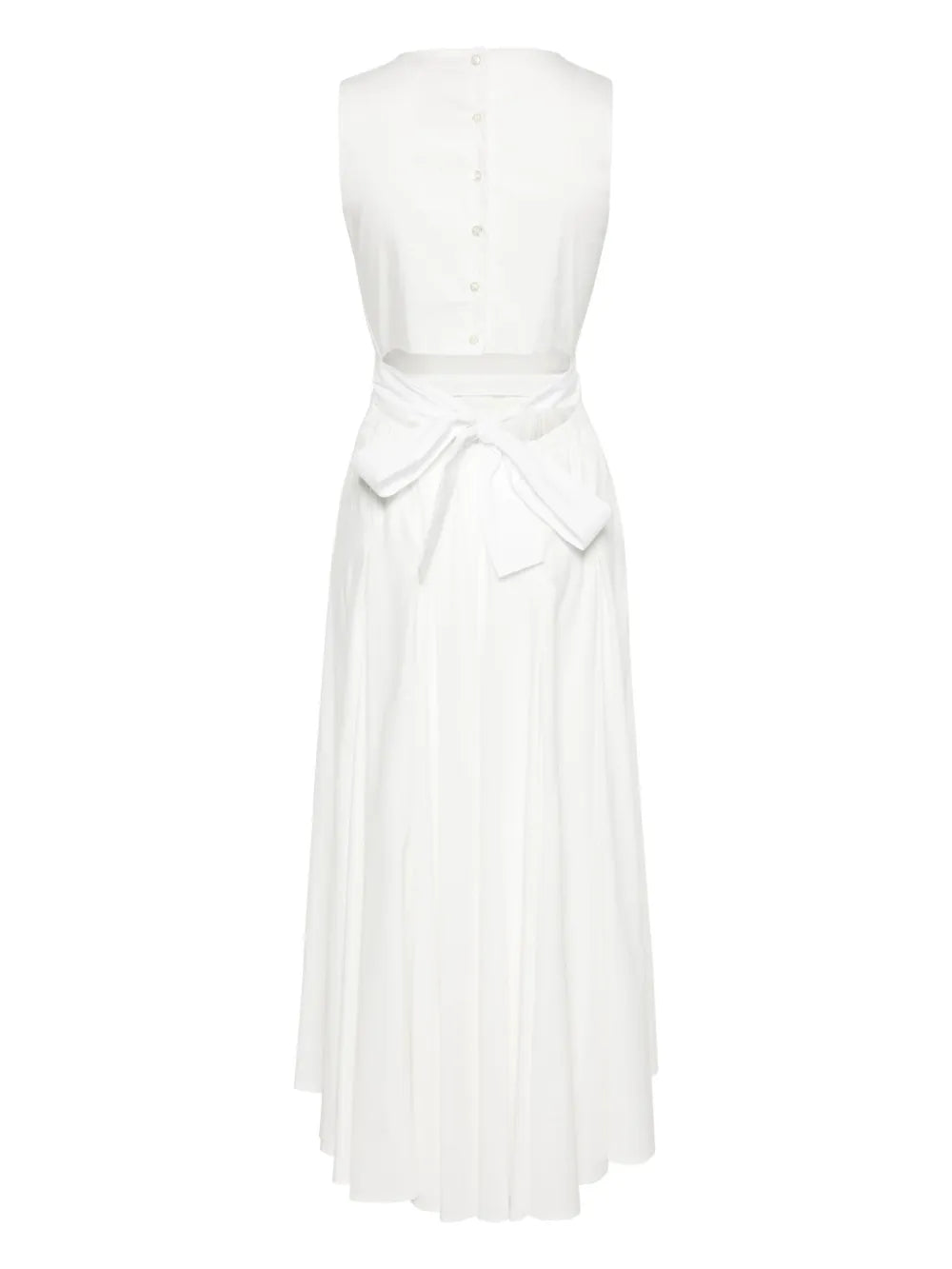 Sleeveless A-Line Midi Dress