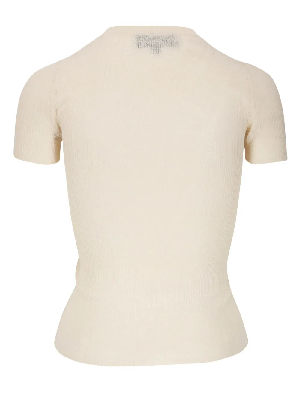 Hettie Ribbed Silk T-Shirt