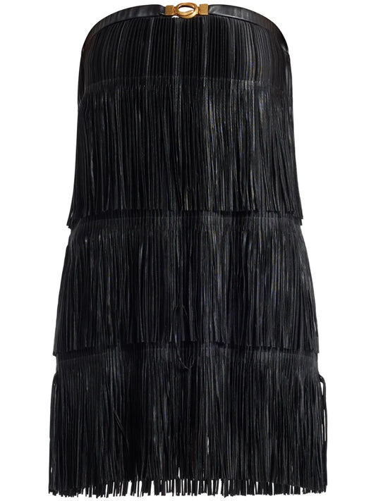 Fringed Tiered Minidress