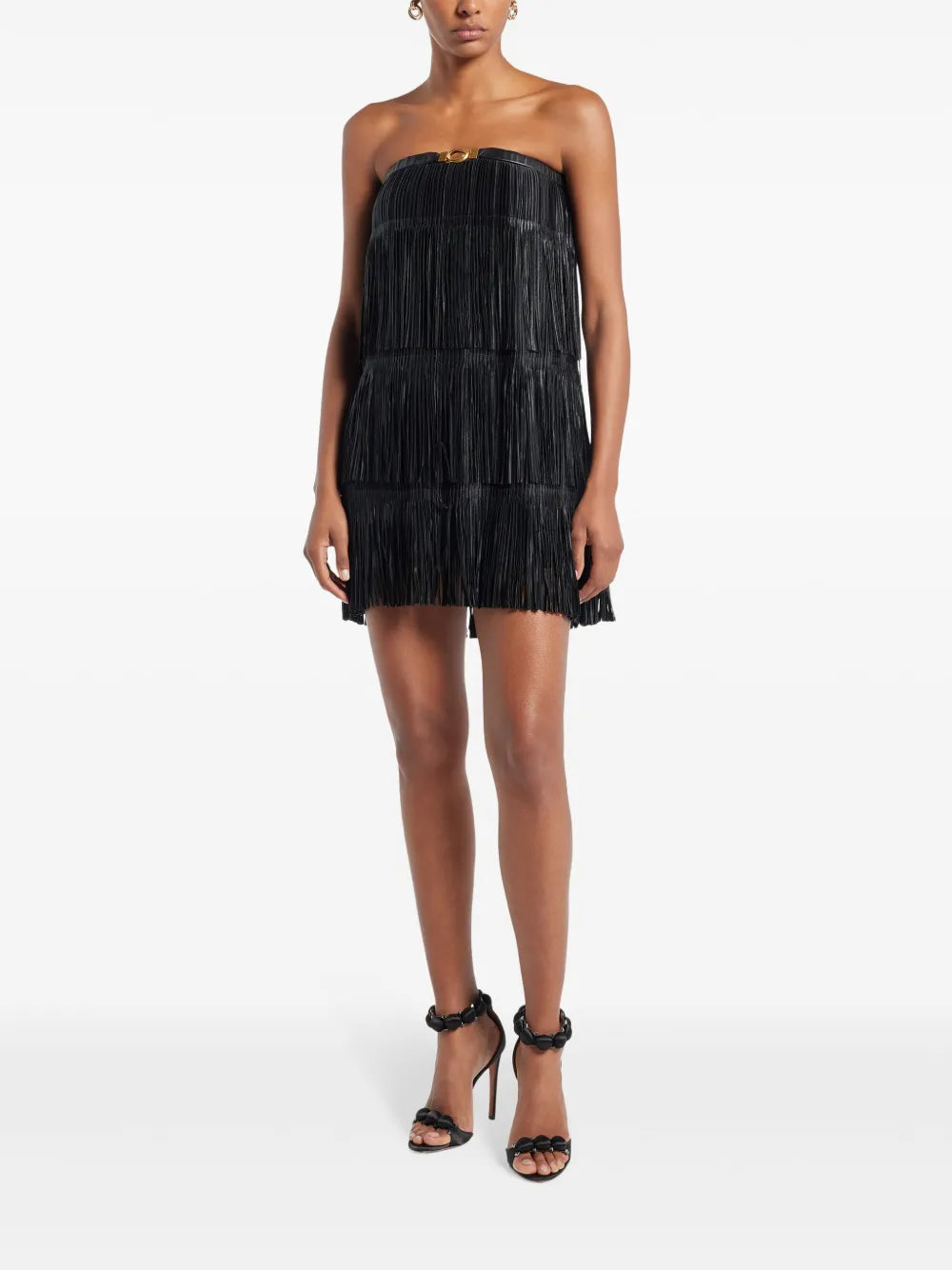 Fringed Tiered Minidress
