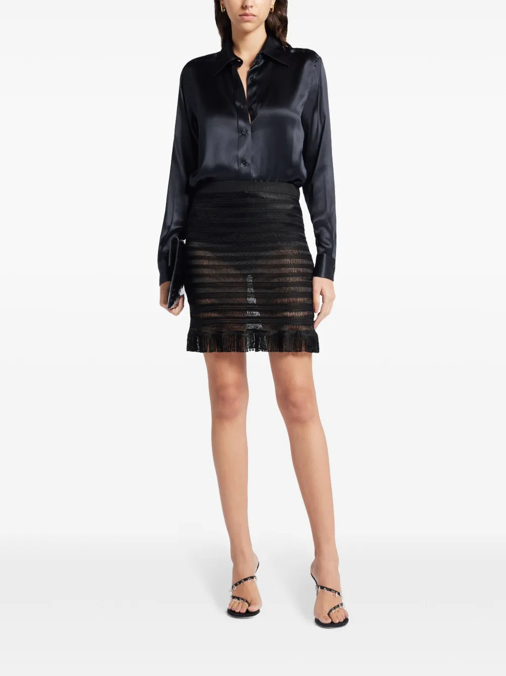 Silk-Charmeuse Shirt