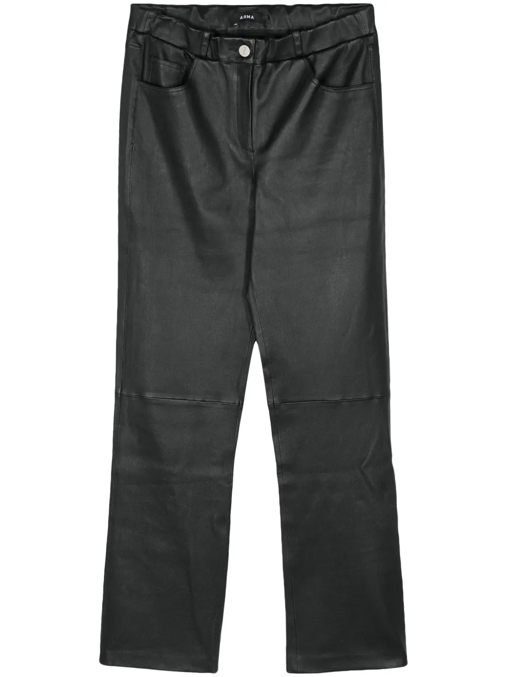 Sarajevo Leather Straight Trousers