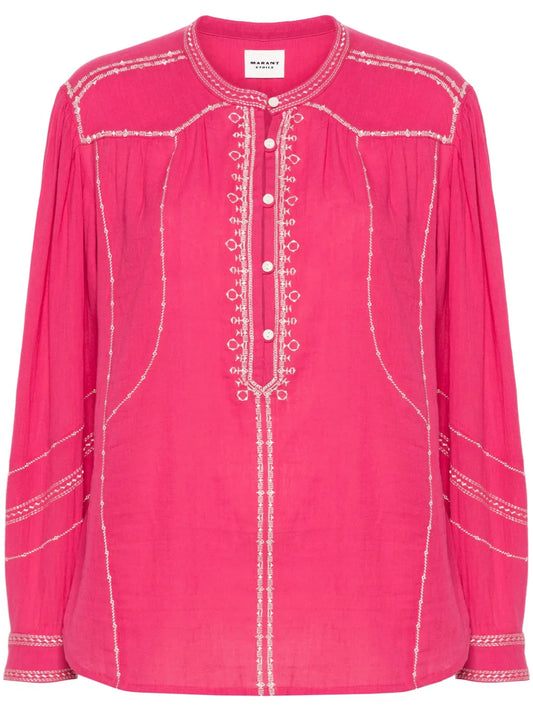 Pelson Embroidered-Detailing Blouse