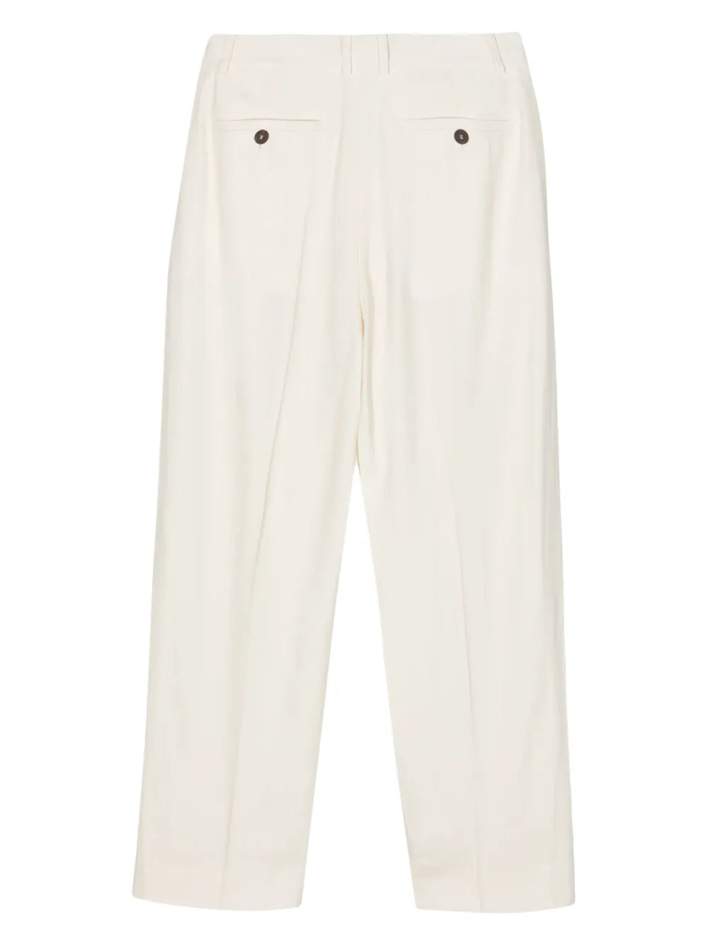 Pleated Wide-Leg Trousers