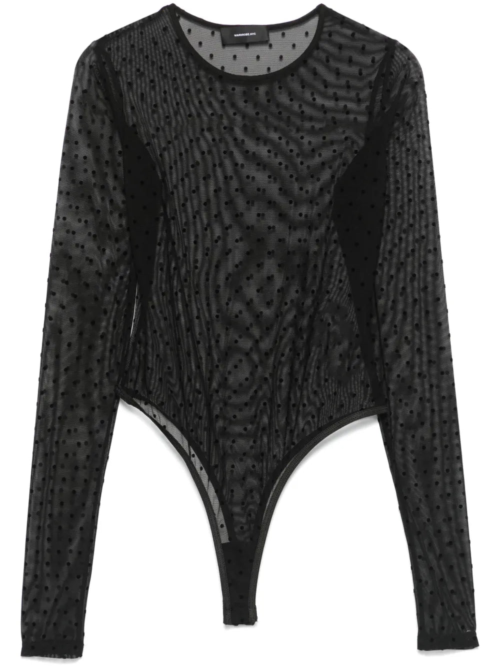 Polka-Dot Bodysuit