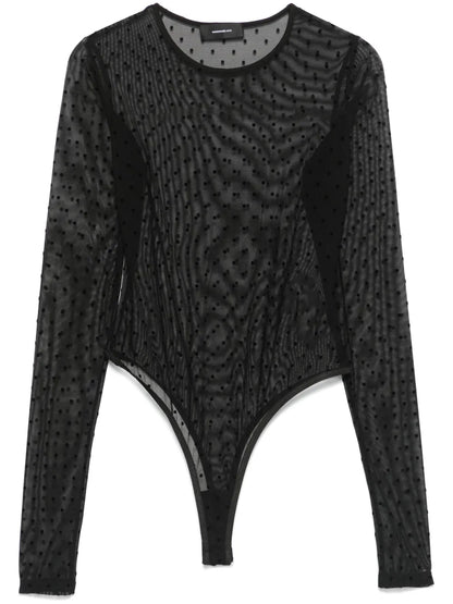 Polka-Dot Bodysuit