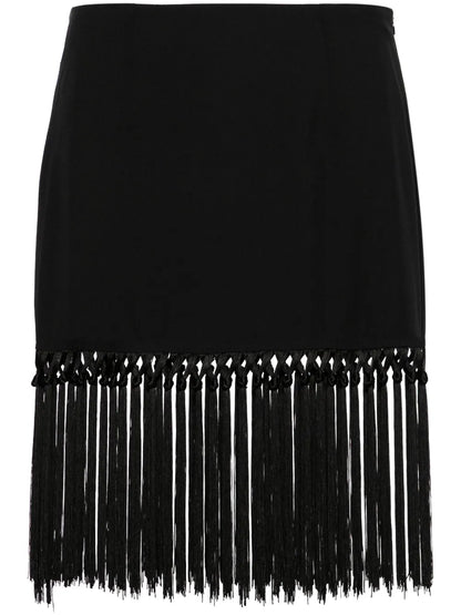 Scrivia Fringed Miniskirt