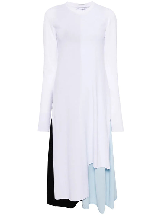 Colour-Block Layered Dress